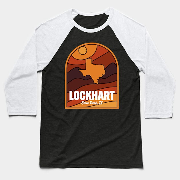 Lockhart State Park Texas Baseball T-Shirt by HalpinDesign